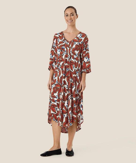 Masai Dresses & Skirts - Masai Nora Dress Fall Leaf Whitecap Cottagecore Boho Botanical Preppy Midi Chic